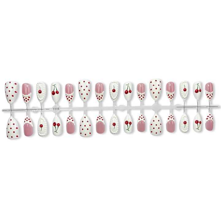 Cherry Blossom-Themed Press-On Nail Set