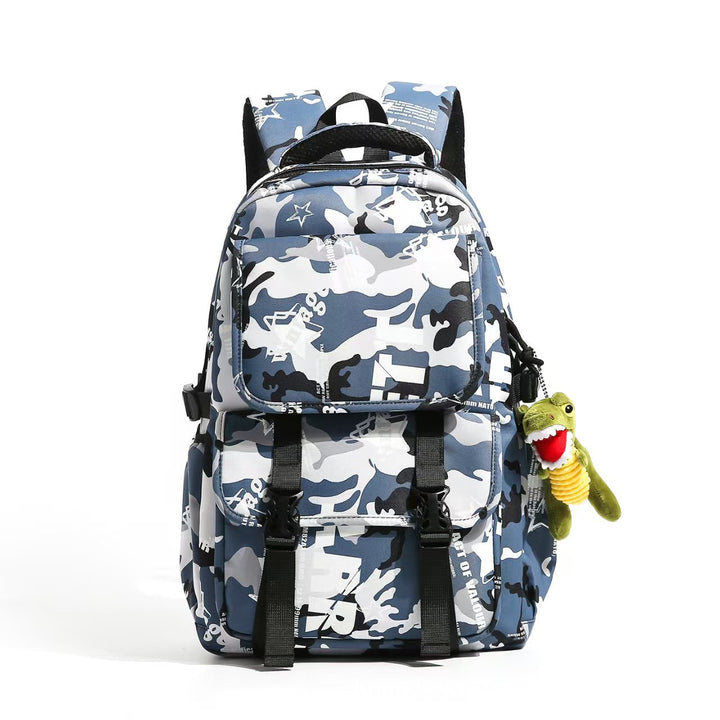 Multifunctional backpack with robust camouflage pattern and large compartments Stornfield