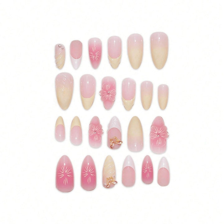Elegant Floral Design Press-On Nails Stornfield