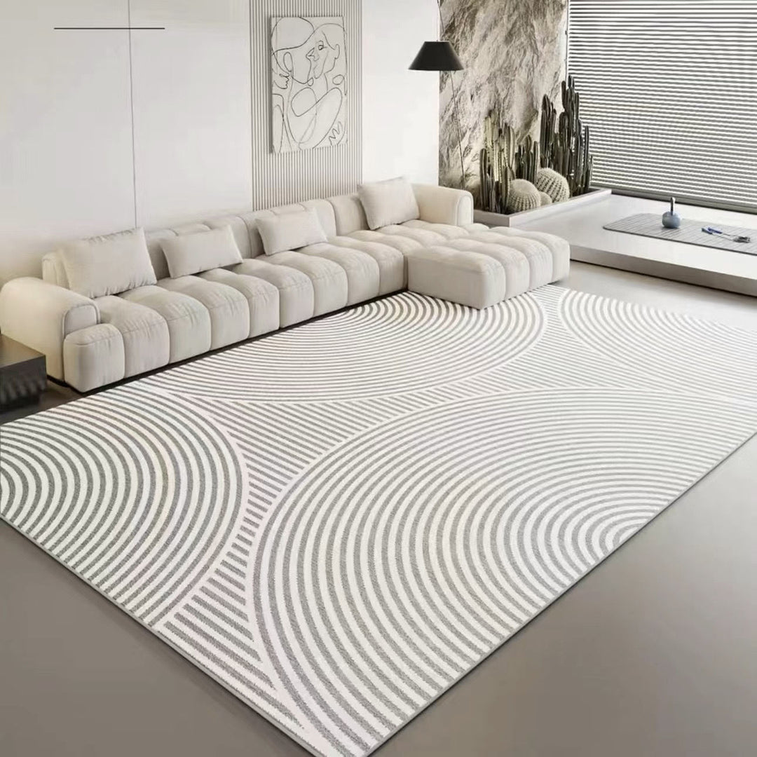 Modern Abstract Area Rug for Indoor Display
