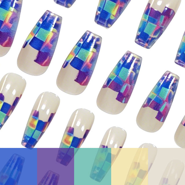 Artistic Transparent Acrylic Nail Extensions Stornfield
