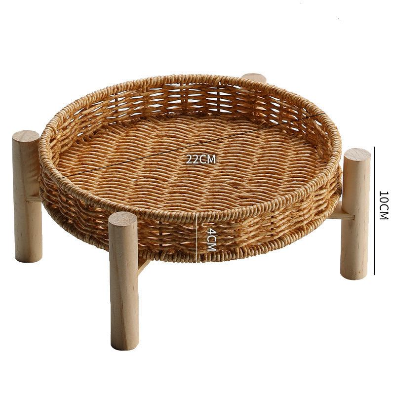 Handcrafted Wicker Storage Basket Stornfield