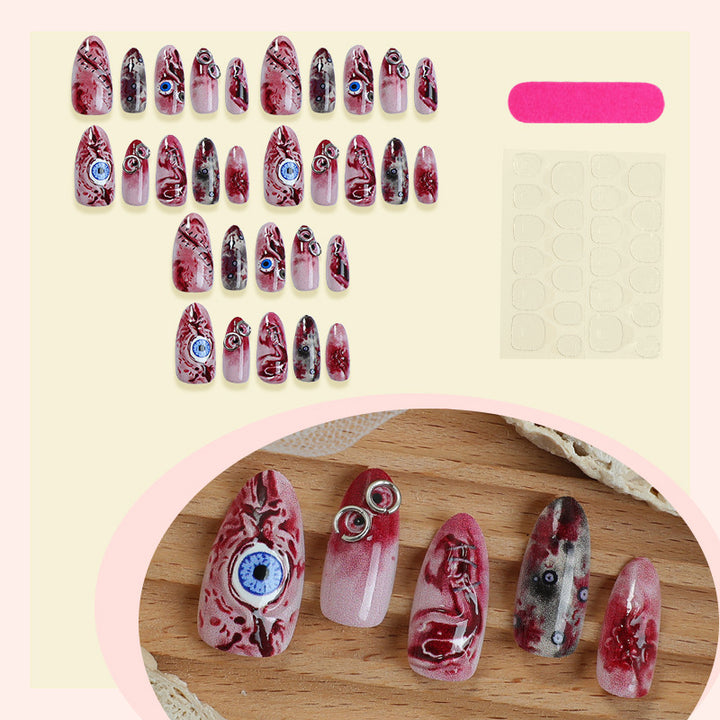 Creative Halloween-style Art Nails Stornfield