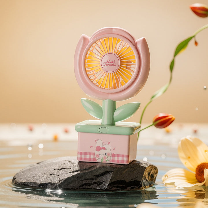 Ladies decorative mini table fan Stornfield