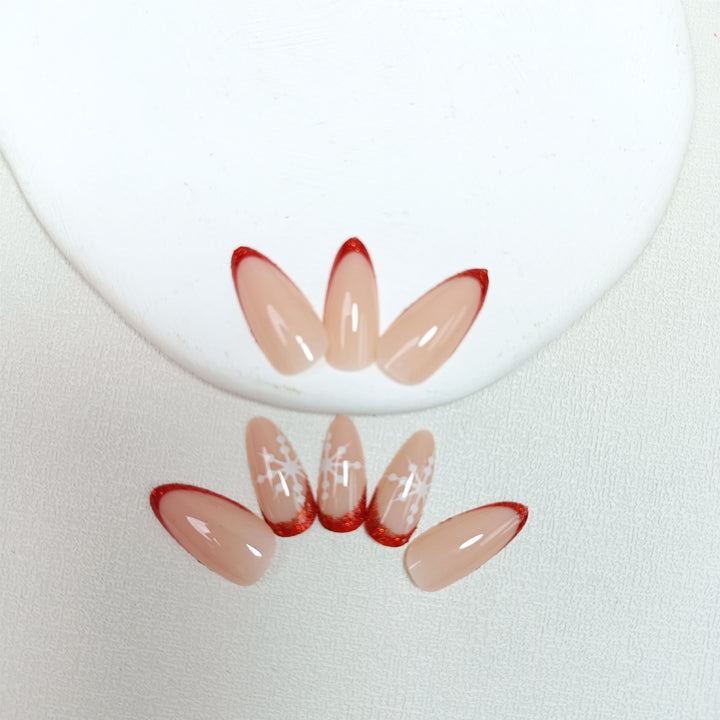 Artistic Long-Lasting Press-On Nail Set Stornfield