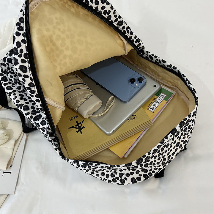 Stylish Backpack in Leopard Print Stornfield