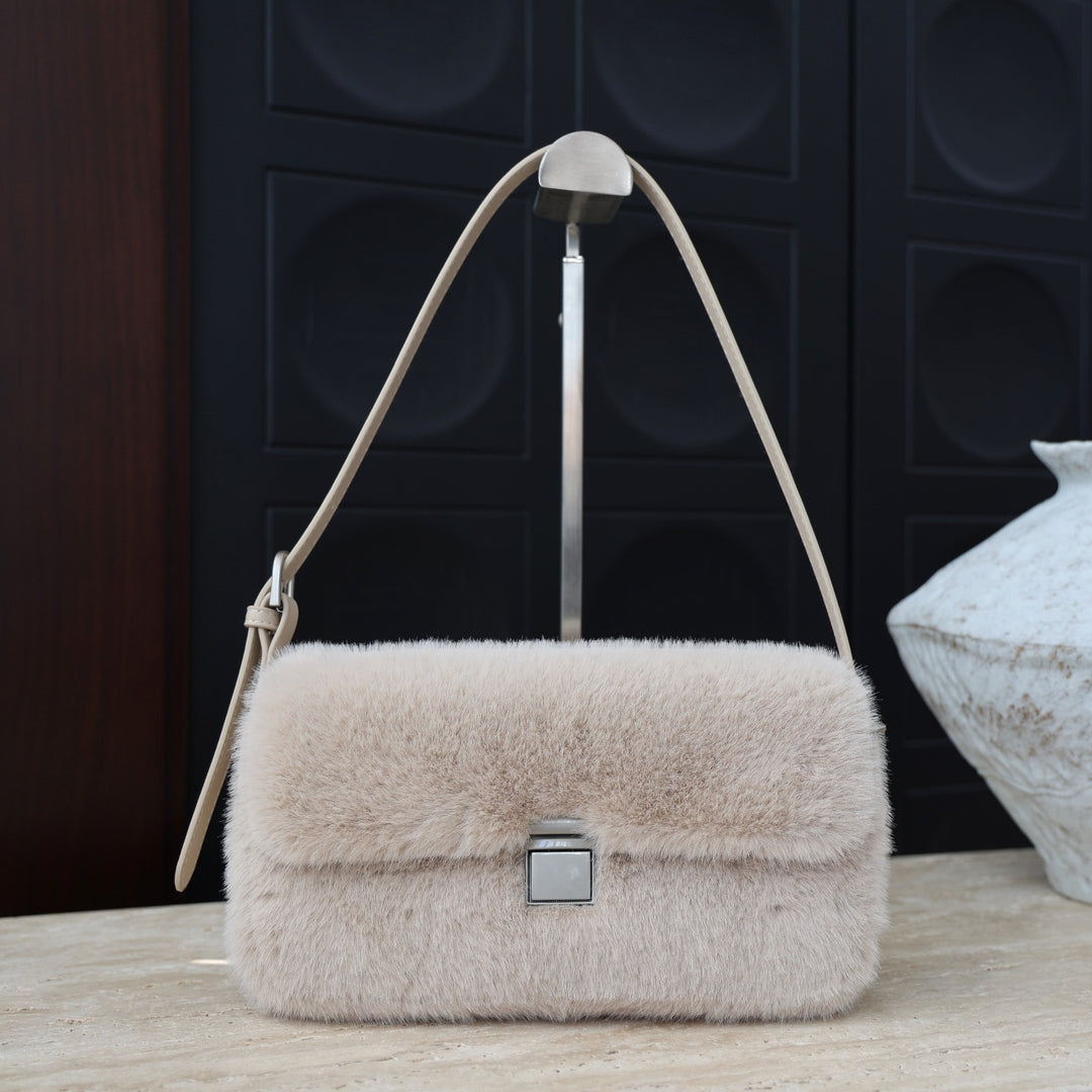 Faux Fur Evening Clutch
