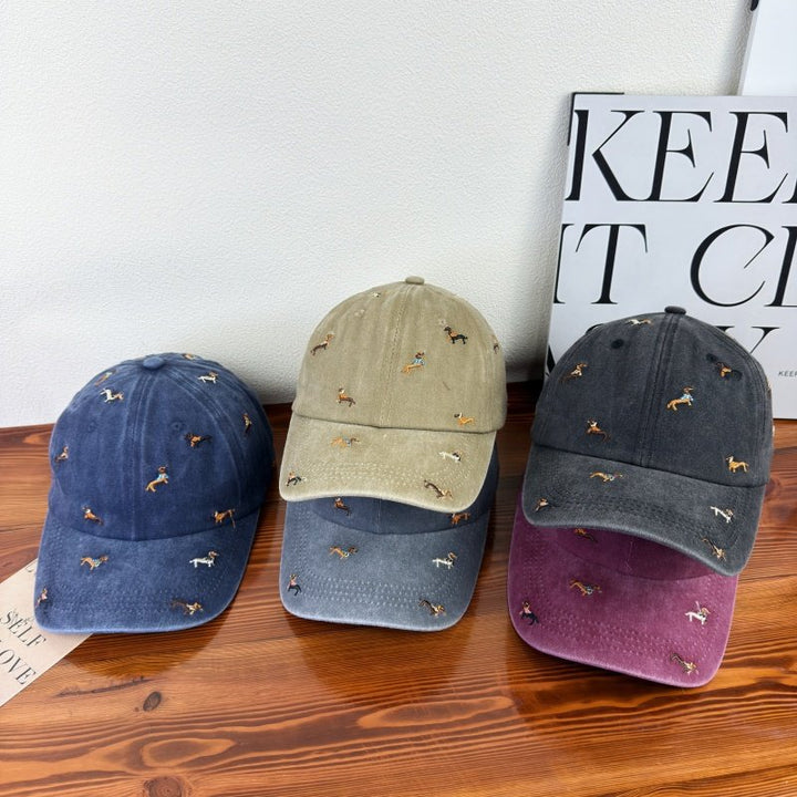 Unisex Embroidered Dog-Themed Baseball Cap Stornfield