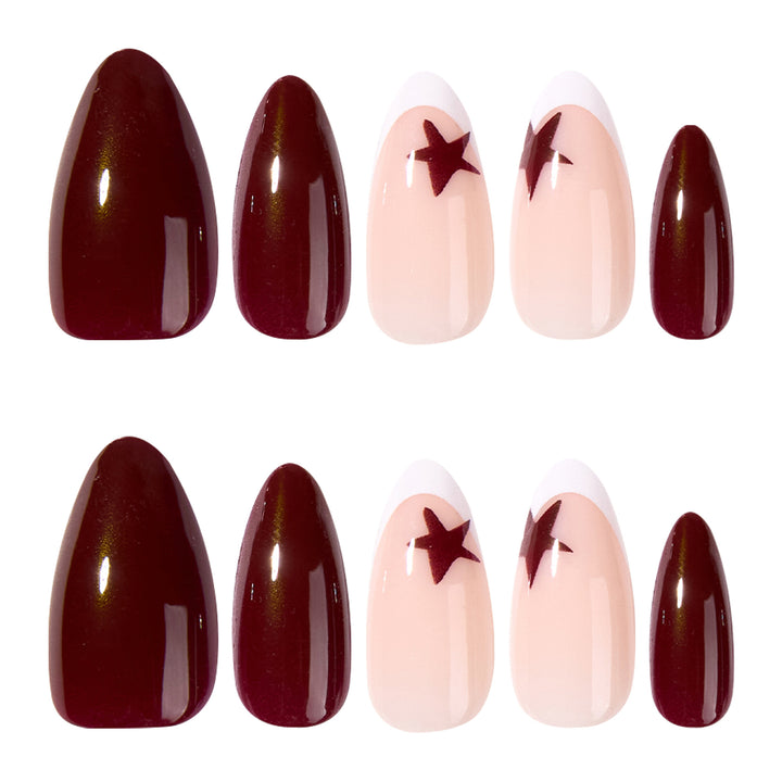 Artful Nail Extensions with Star Design Stornfield