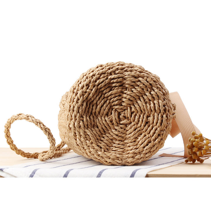 Charming Handbag Made of Woven Natural Material Stornfield