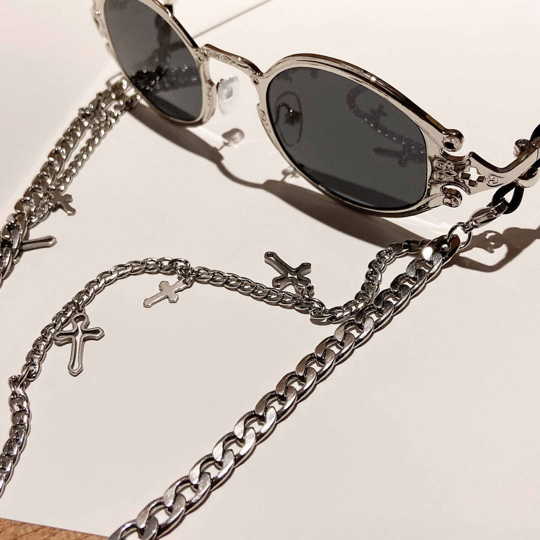 Fashionable jewelry holder chain with cross pendants Stornfield