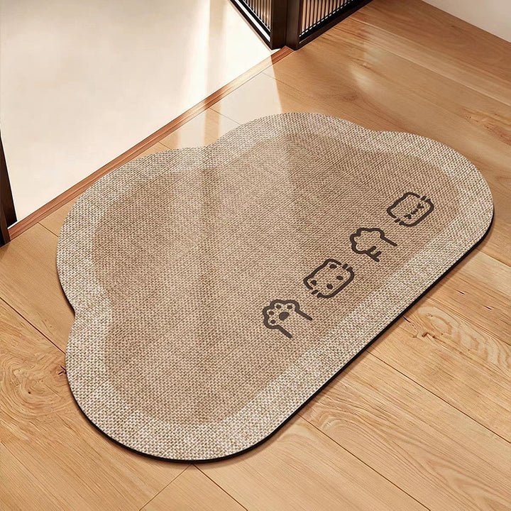 Decorative Pet-Themed Area Mat