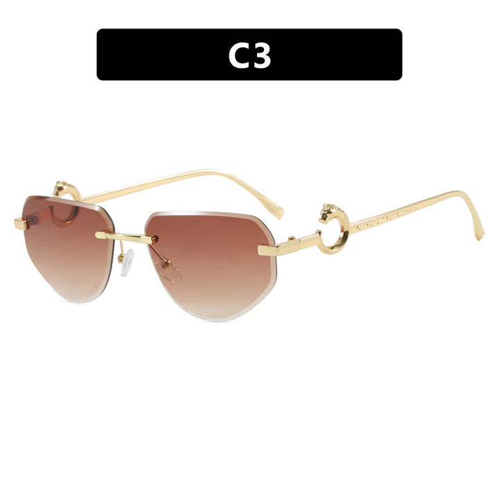 Women's trendy chic sunglasses in modern design with delicate metal frame Stornfield