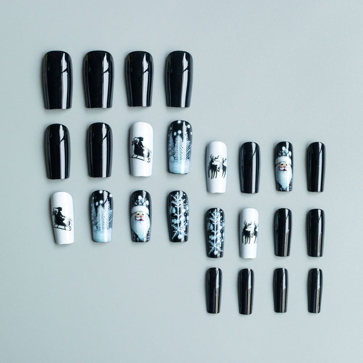 Festive Winter Nail Art Design Kit
