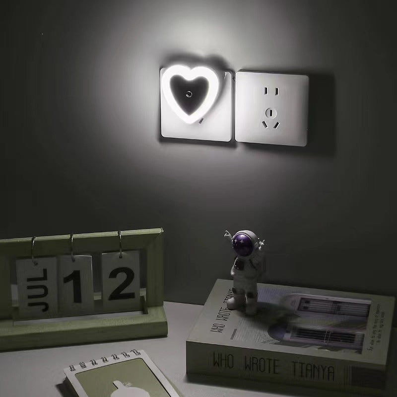 LED Heart-Shaped Night Light