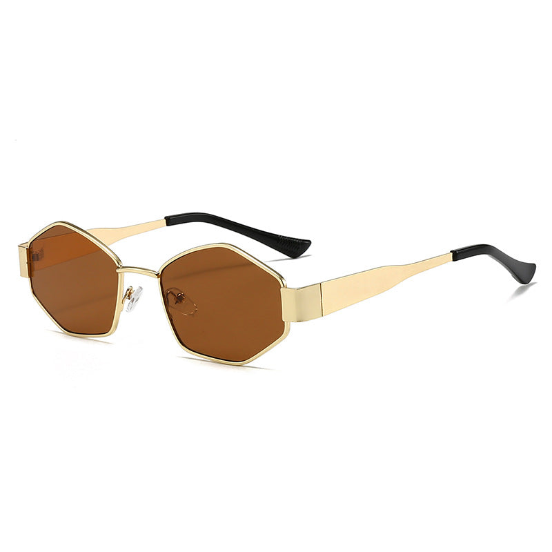Women's fashionable sunglasses in elegant hexagonal design Stornfield