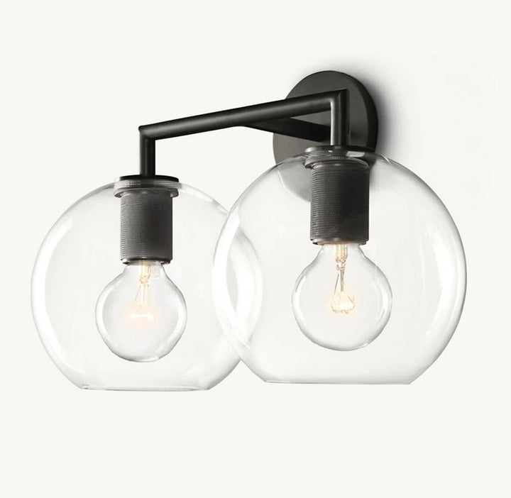 Modern Glass Sphere Wall Light
