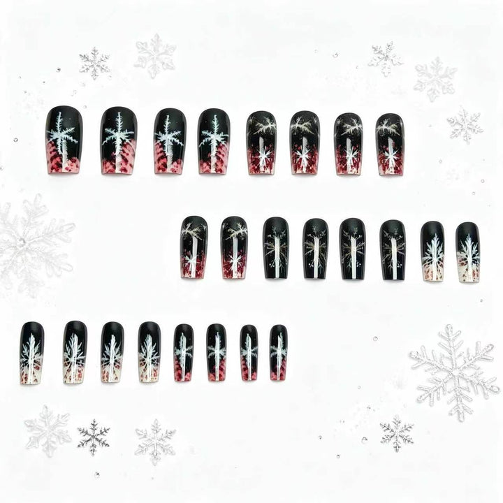 Winter-Themed Long-Lasting Nail Art Stornfield