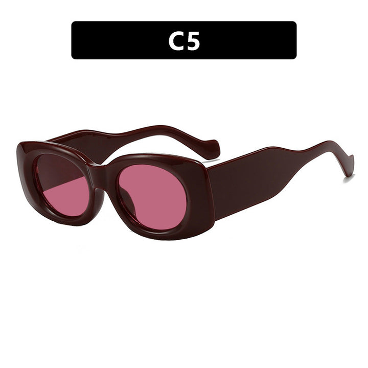Ladies futuristic sunglasses in elegant square design Stornfield