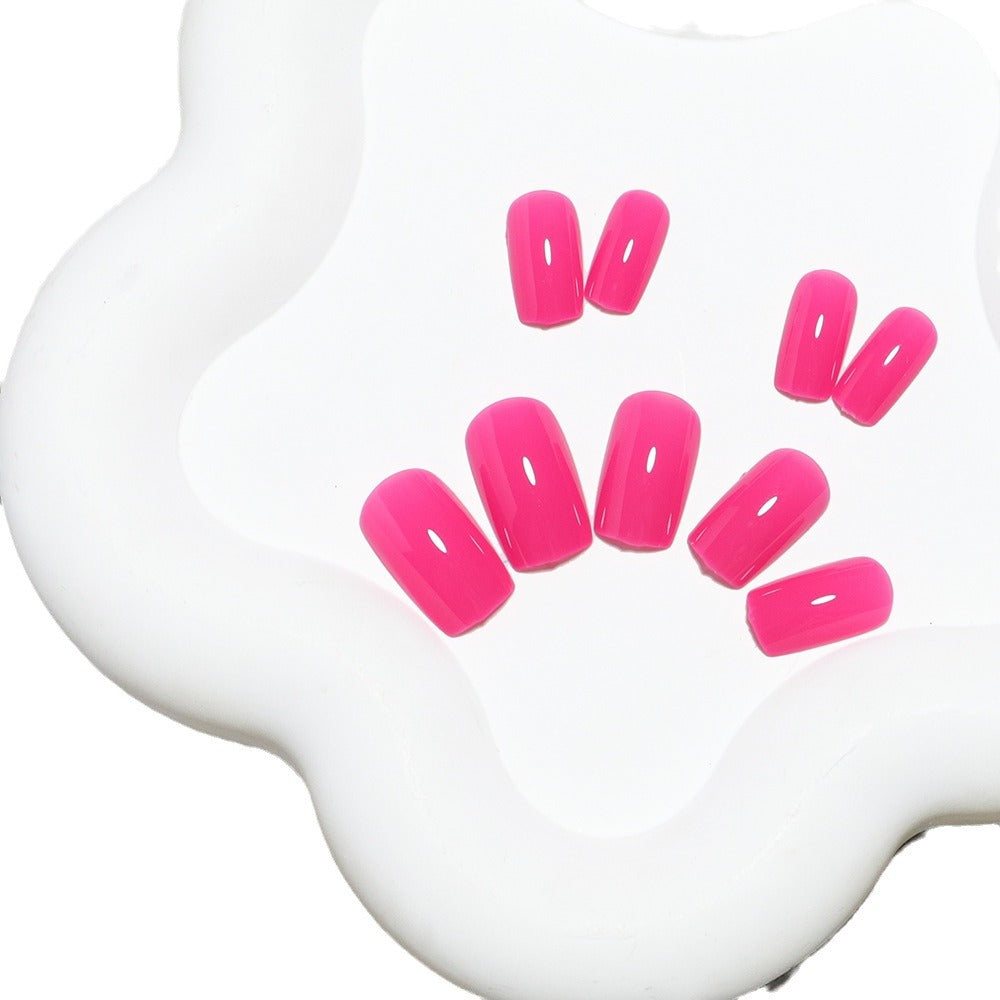 Glossy Sculpted Press-On Nail Set Stornfield
