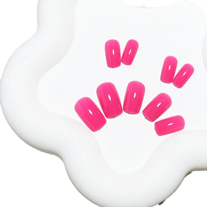Glossy Sculpted Press-On Nail Set Stornfield