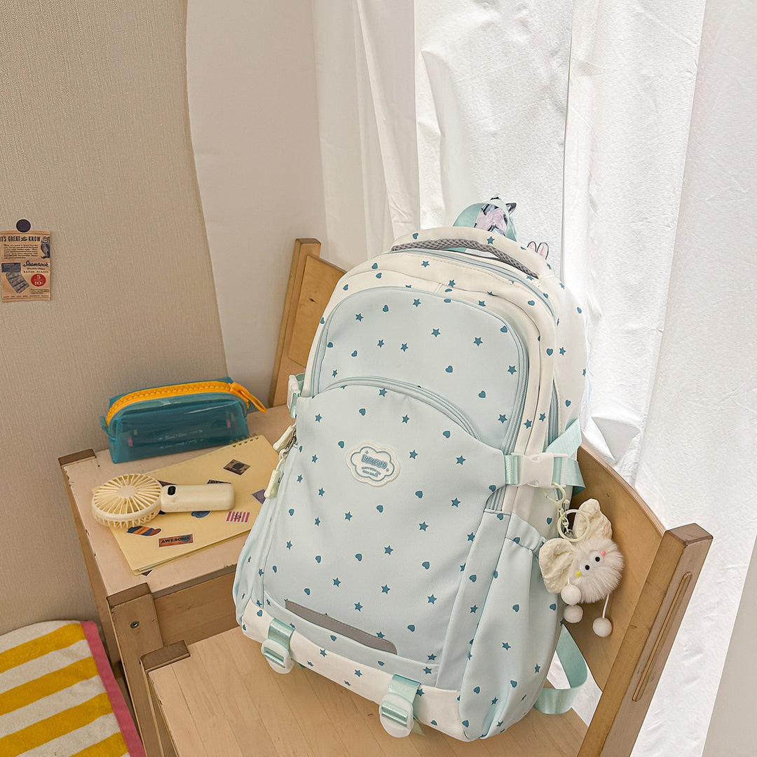 Star-Embellished Ergonomic Backpack Stornfield