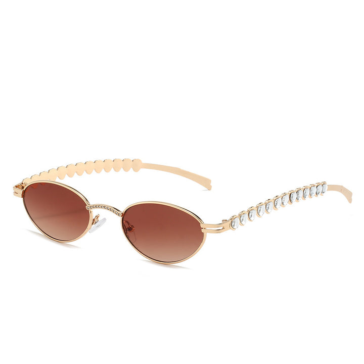 Elegant Rhinestone-Embellished Cat-Eye Glasses Stornfield