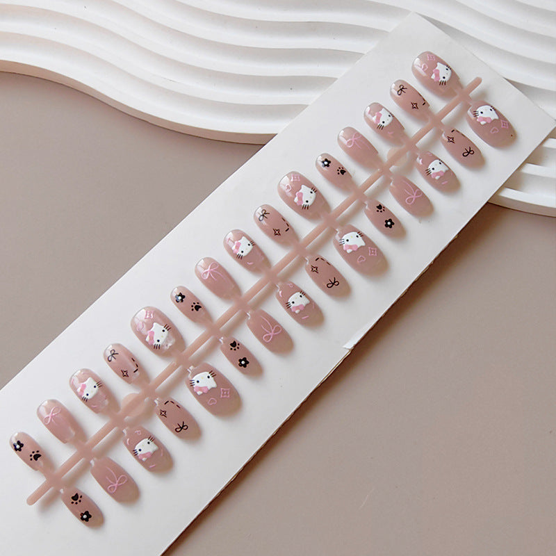 Kawaii Art Fake Nails In Playful Design Stornfield