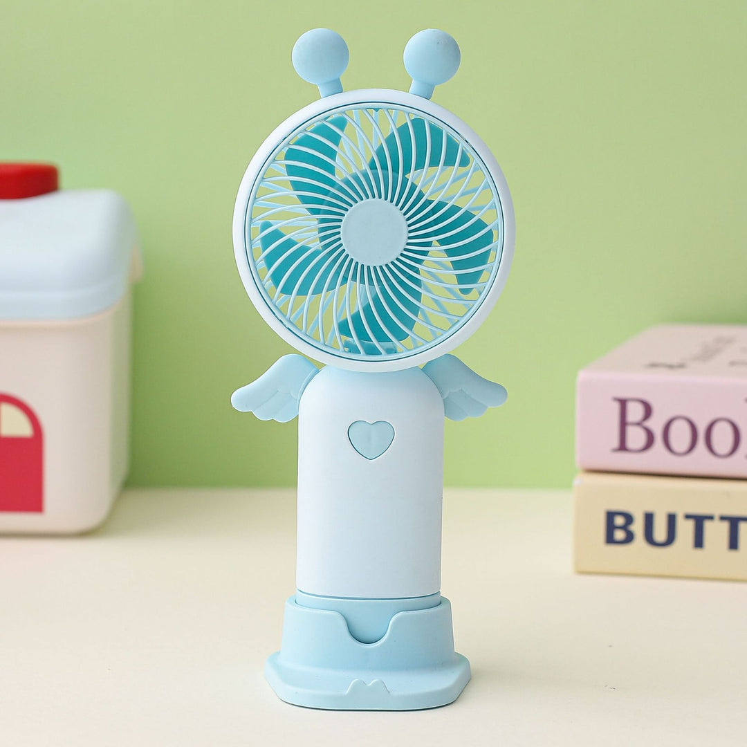 Ladies portable hand fan with cute animal design Stornfield