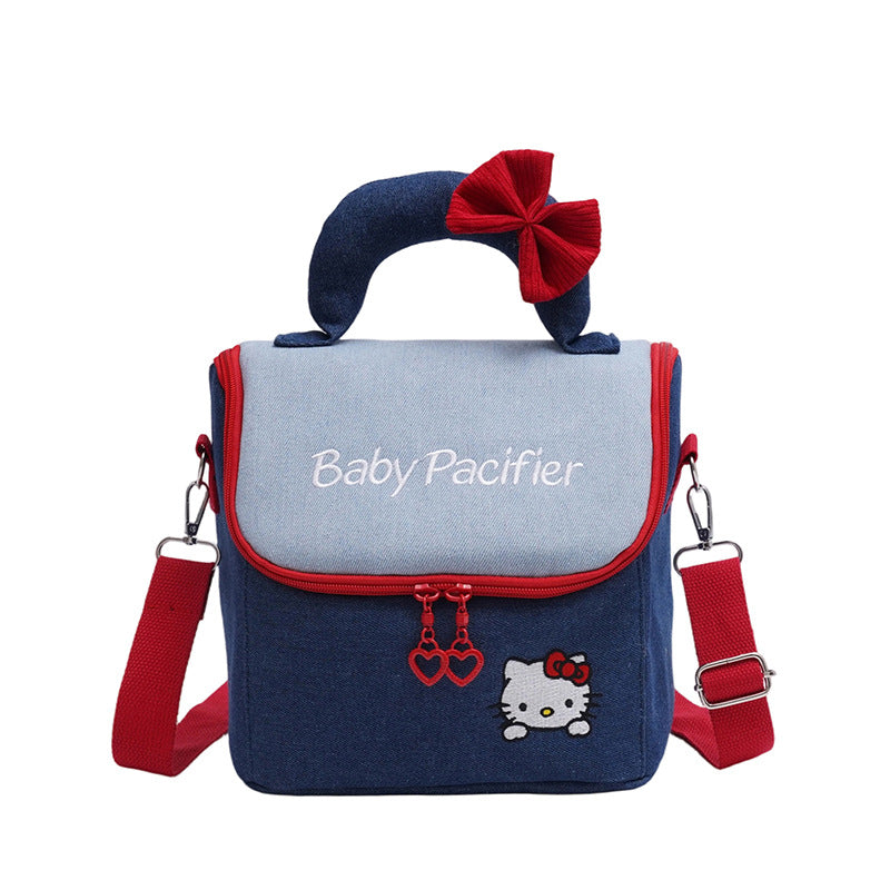 Stylish Denim Pacifier Bag Stornfield