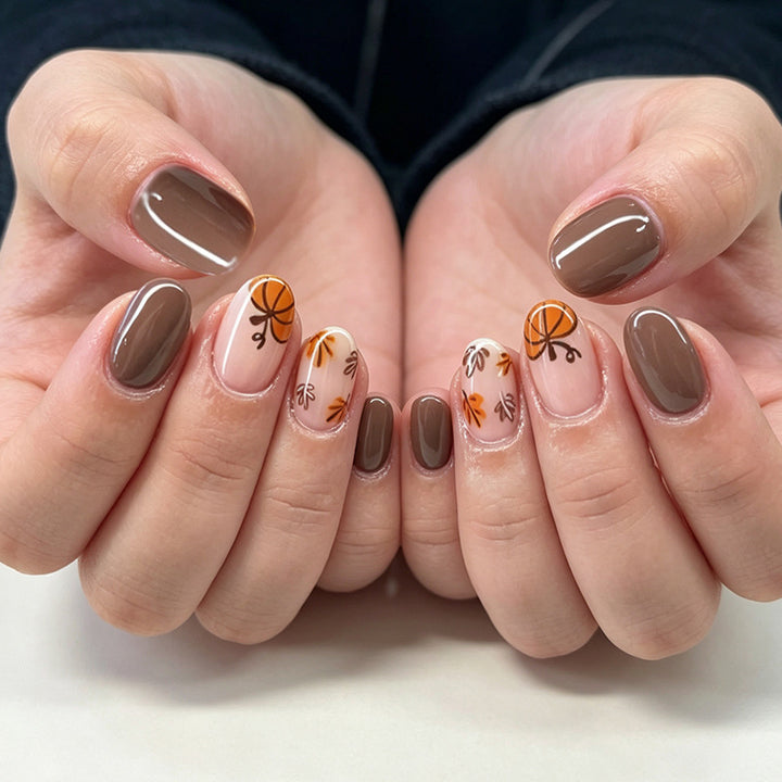 Autumn-Themed Nail Art Enhancements Stornfield