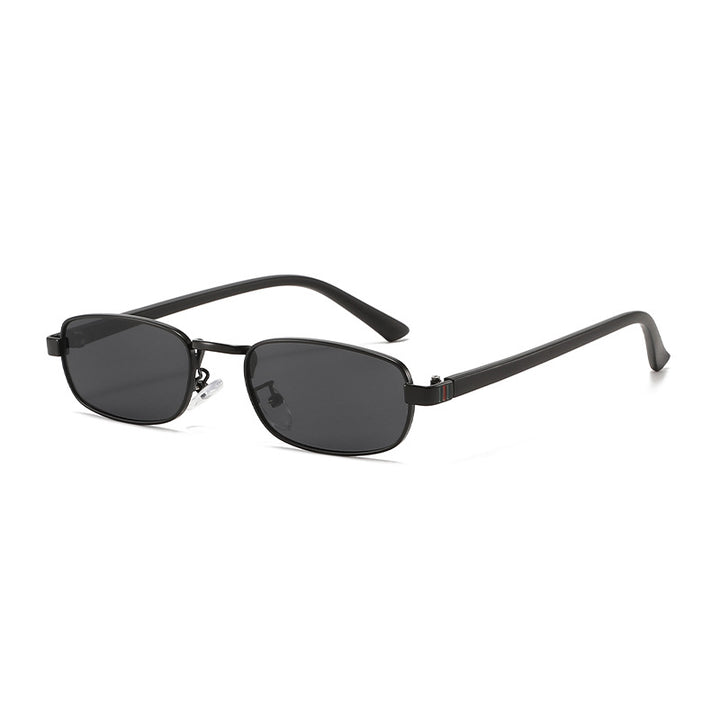 Women's elegant rectangular sunglasses with fine metal frame Stornfield