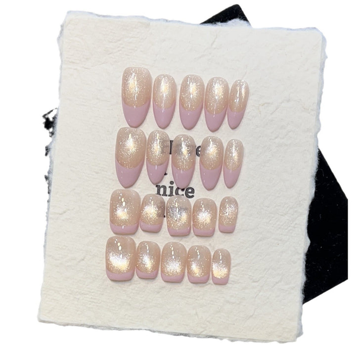 Dreamy Glittery Press-On Nail Set Stornfield