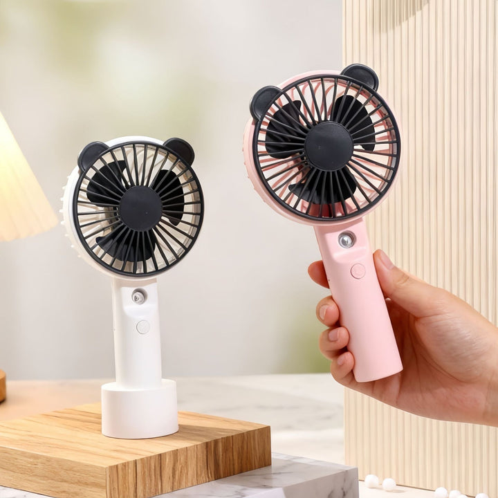 Women Portable Hand Fan with Spray Function Stornfield