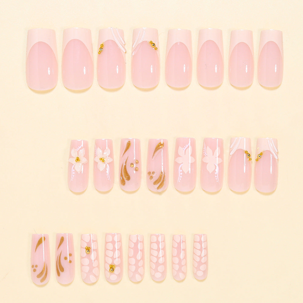 Decorative 3D Floral Nail Art Tips Stornfield