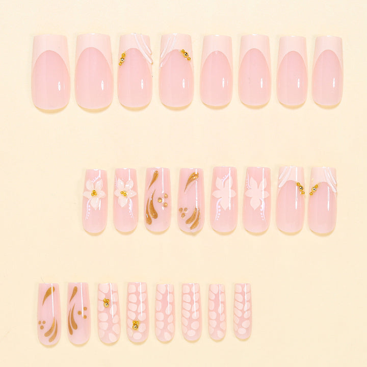 Decorative 3D Floral Nail Art Tips Stornfield