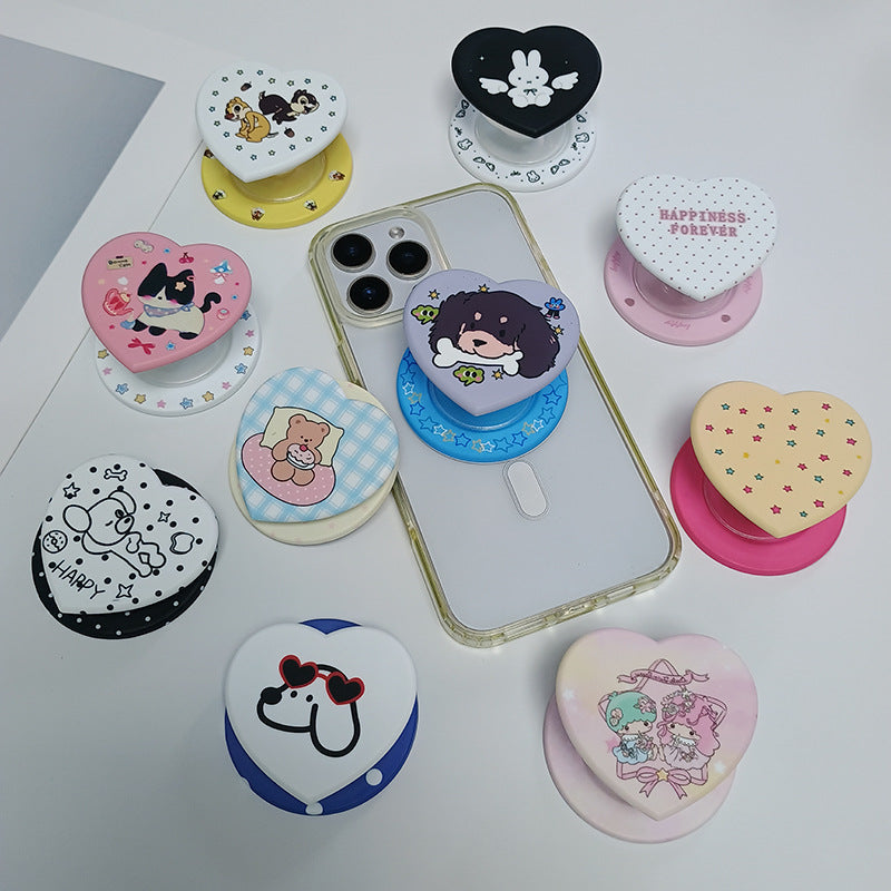 Heart-Shaped Character Phone Grip Stornfield