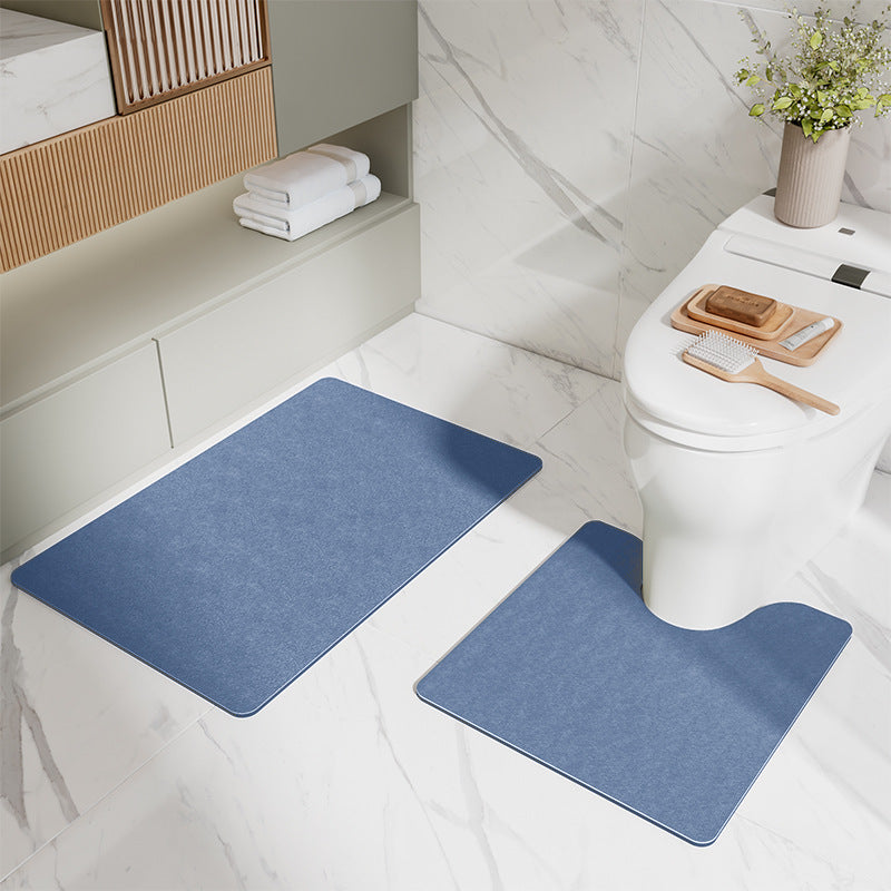 Soft Absorbent Bathroom Mat Set