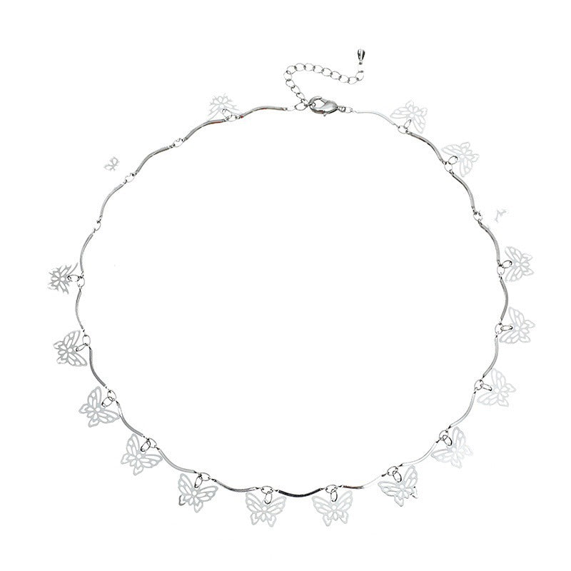 Butterfly Design Choker Necklace Stornfield