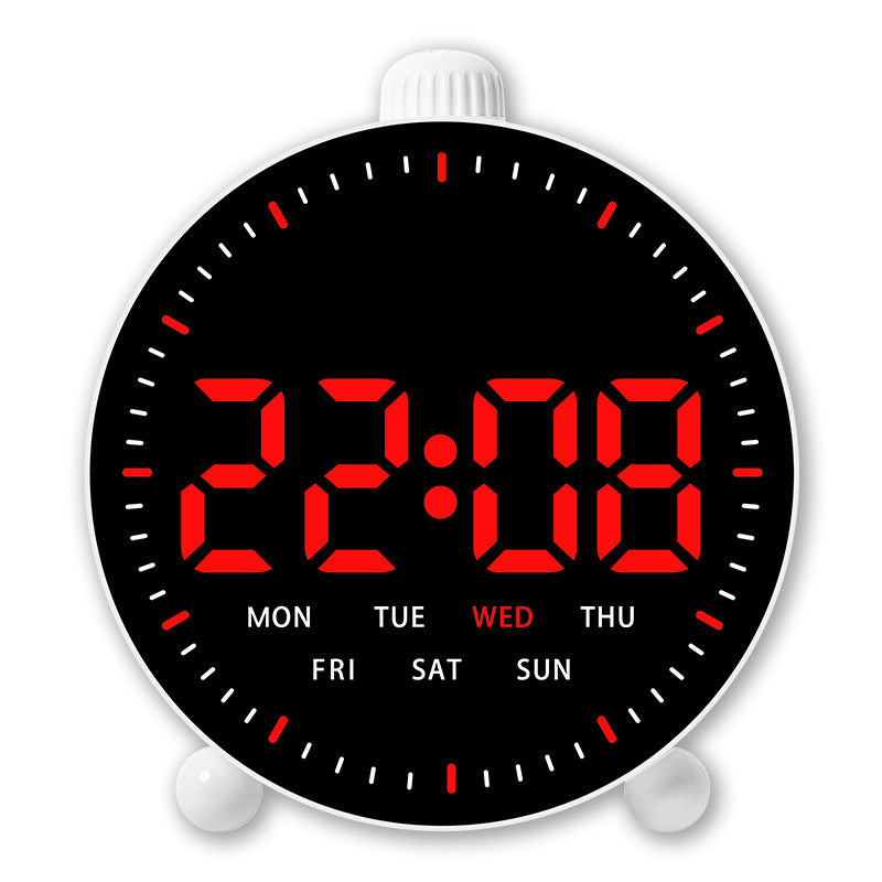 Digital desk clock with LED display and date Stornfield