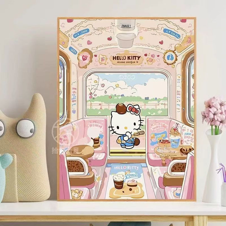 Hello Kitty-Themed Whimsical Wall Art Stornfield