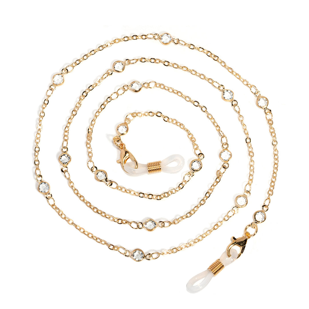 Elegant Rhinestone Glasses Chain Stornfield