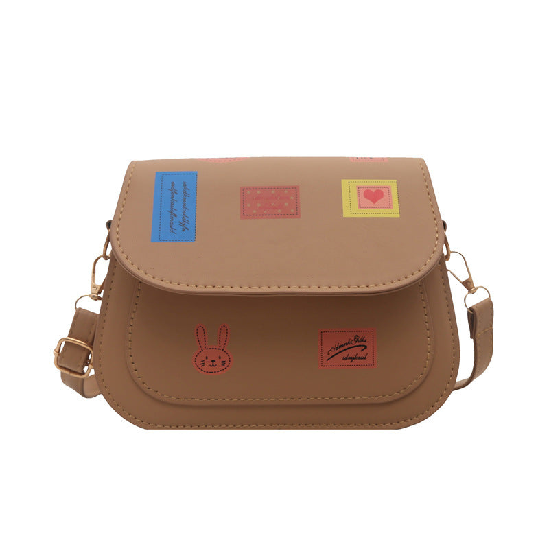 Playful Illustrated Crossbody Bag