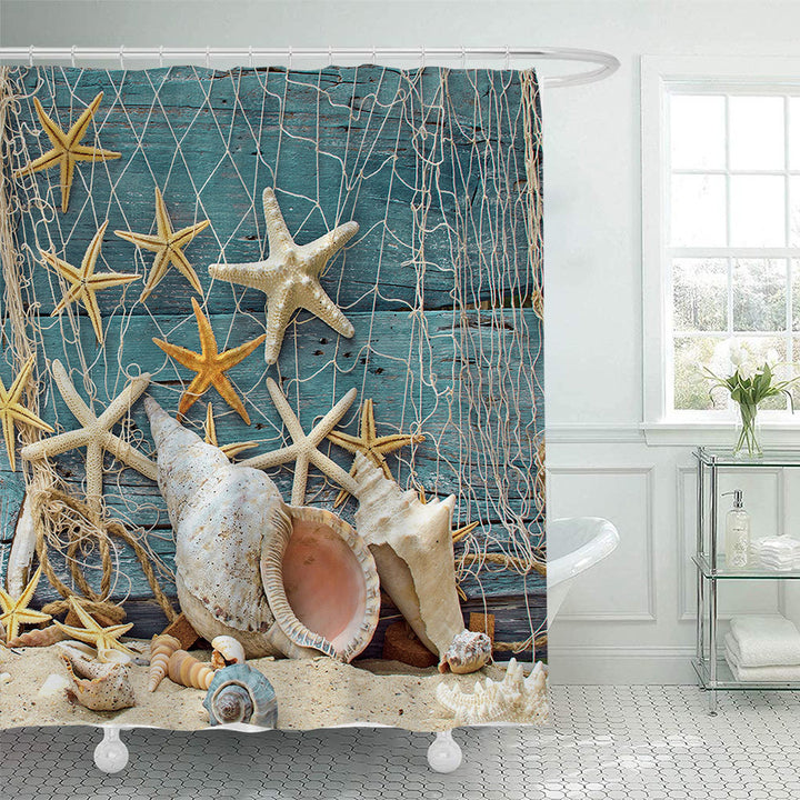 Coastal-themed Shower Curtain Stornfield