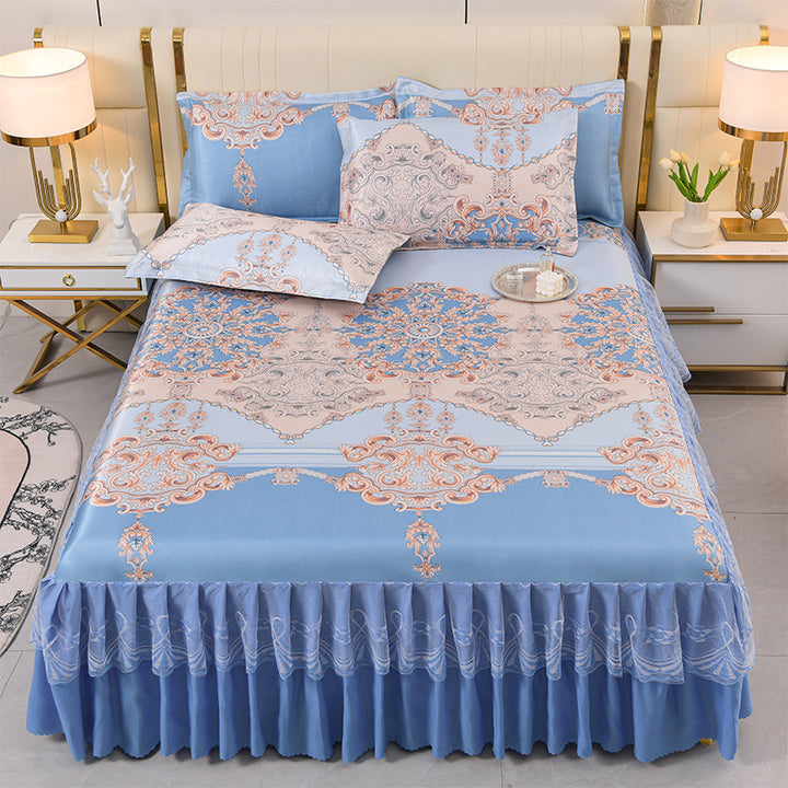 Ladies daybed cover with playful bear motif Stornfield