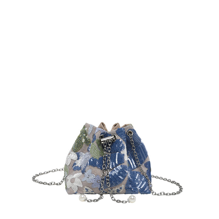 WoStylish Sequin Drawstring Clutch Purse Stornfield