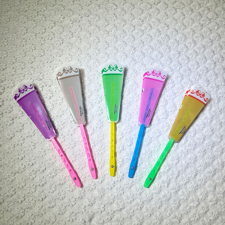 Ladies Colored Hand Fans in Cute Design Stornfield