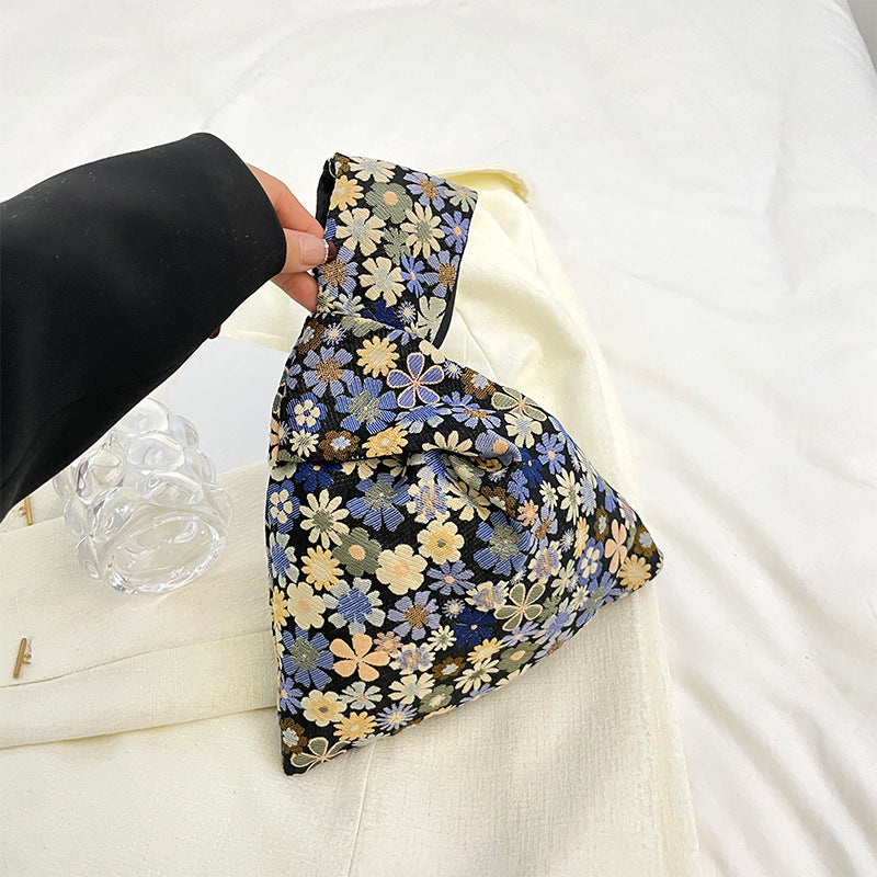 Stylish Floral-Printed Clutch