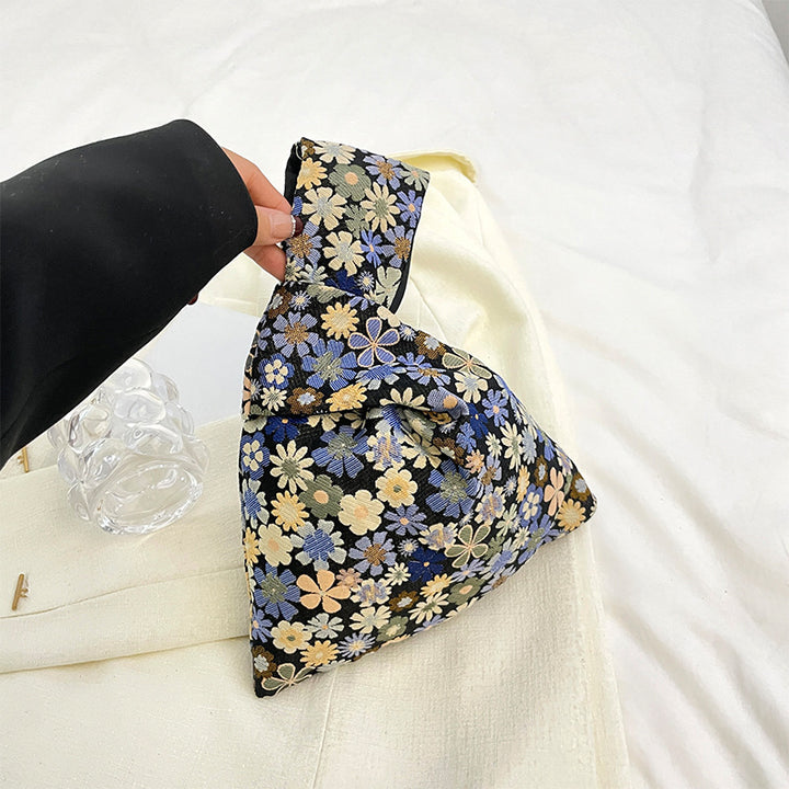 Stylish Floral-Printed Clutch