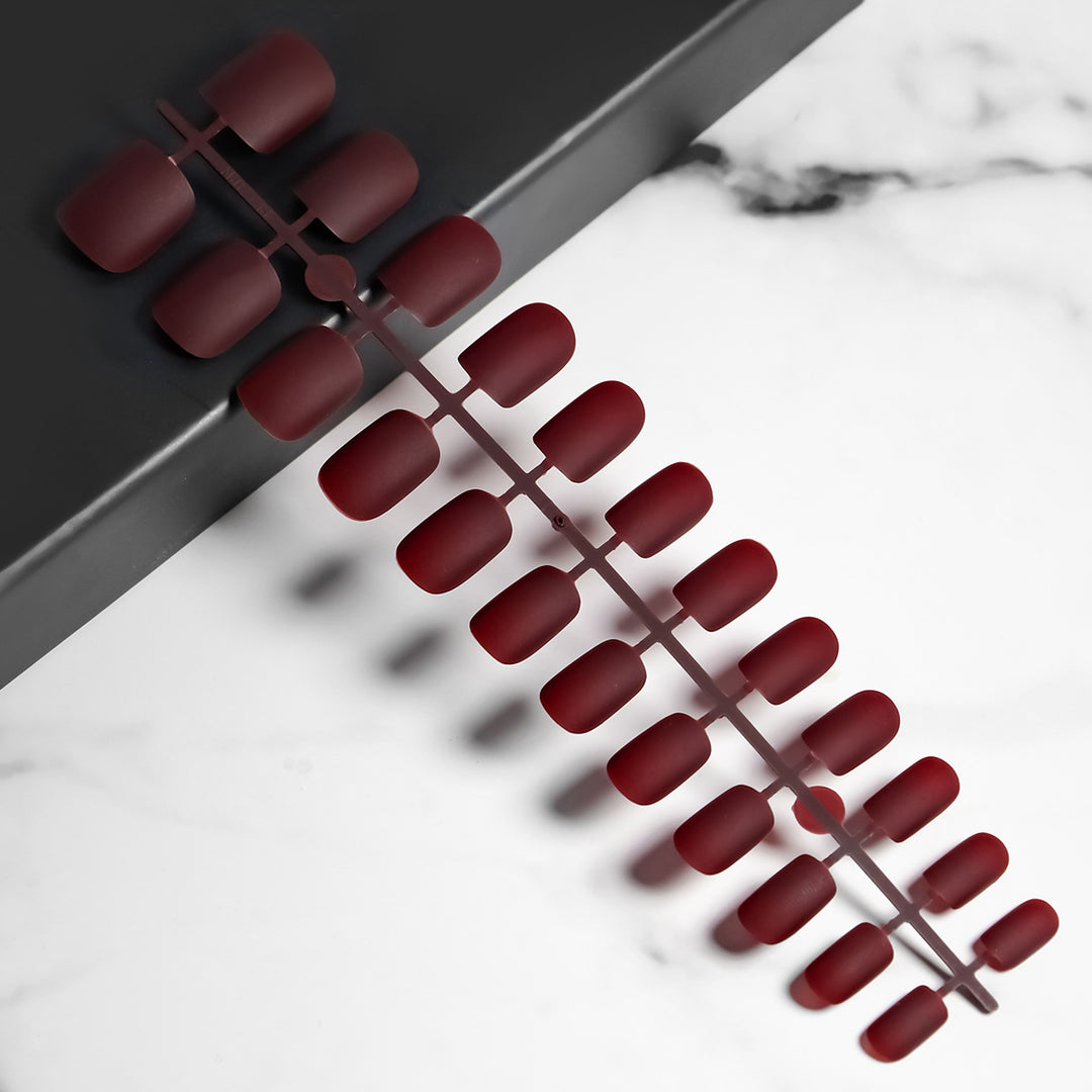 Matte Finish Press-On Nail Tips Stornfield